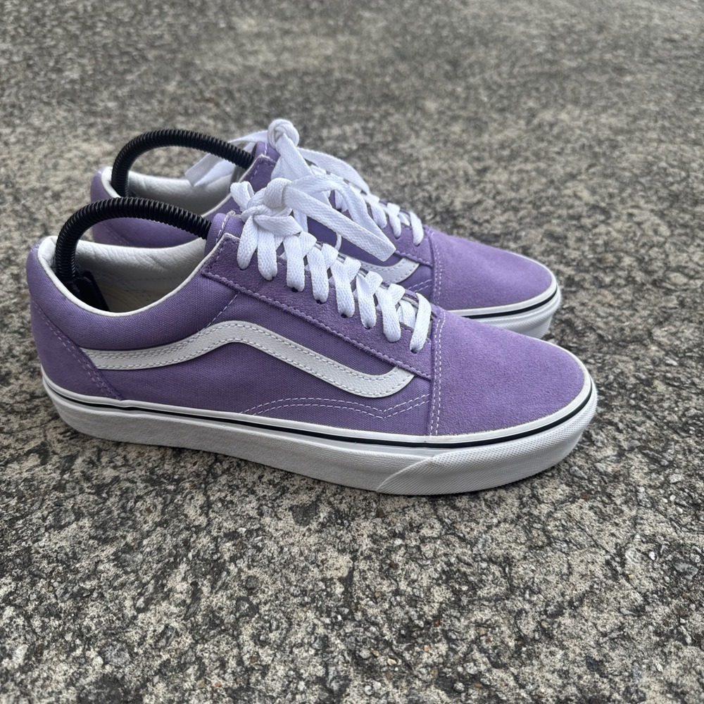 VANS Old Skool Classic Violet Tulip Women's 10/ Men's 8.5 EUC VN0A38G1VRP Shoe - Picture 3 of 9